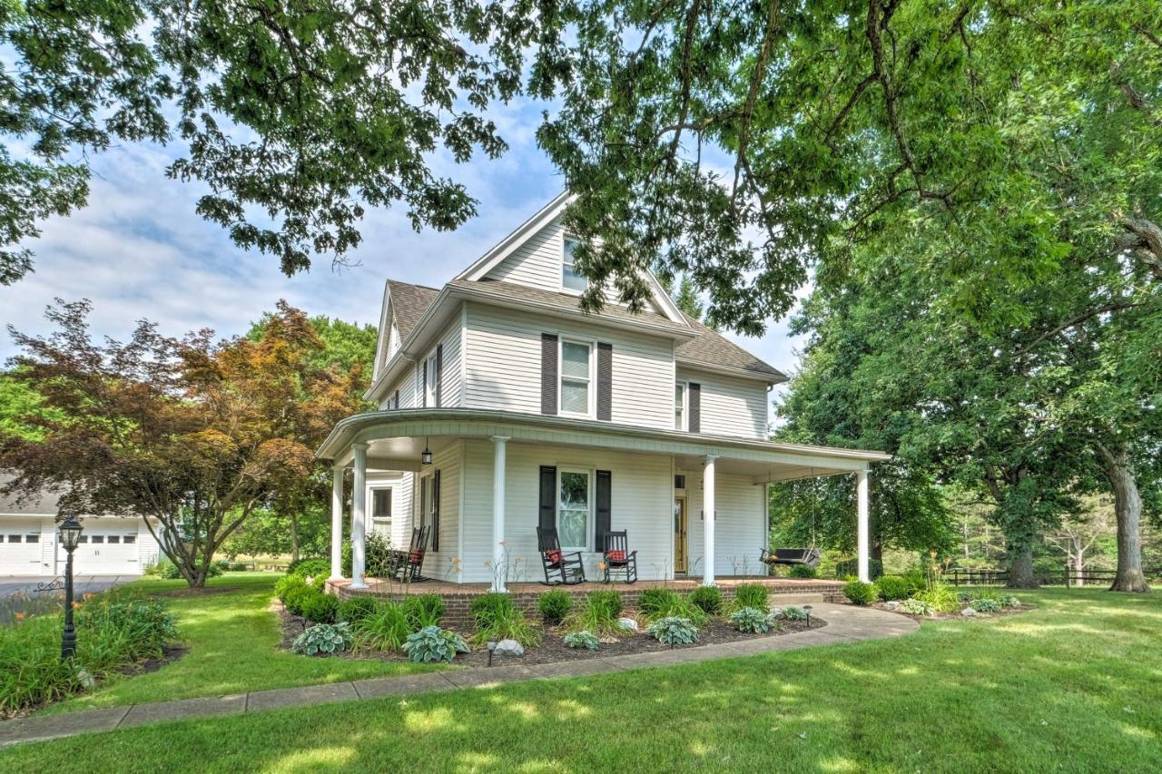 Lush, Modern Farmhouse With Mtn Views And Sunroom Edinburg Exterior foto